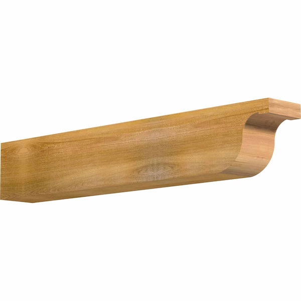 Ekena Millwork Del Monte Rough Sawn Rafter Tail, Western Red Cedar, 6"W x 8"H x 48"L RFT06X08X48DEL00RWR - main